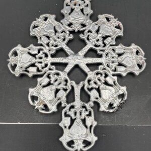 Brown Stove Works Cleveland TN Large Custom Trivet Cast Metal Kitchen Decor Vtg